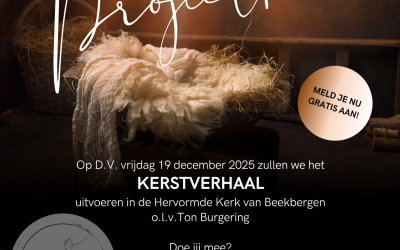 Kom nu meezingen als projectlid op ons Kerstconcert